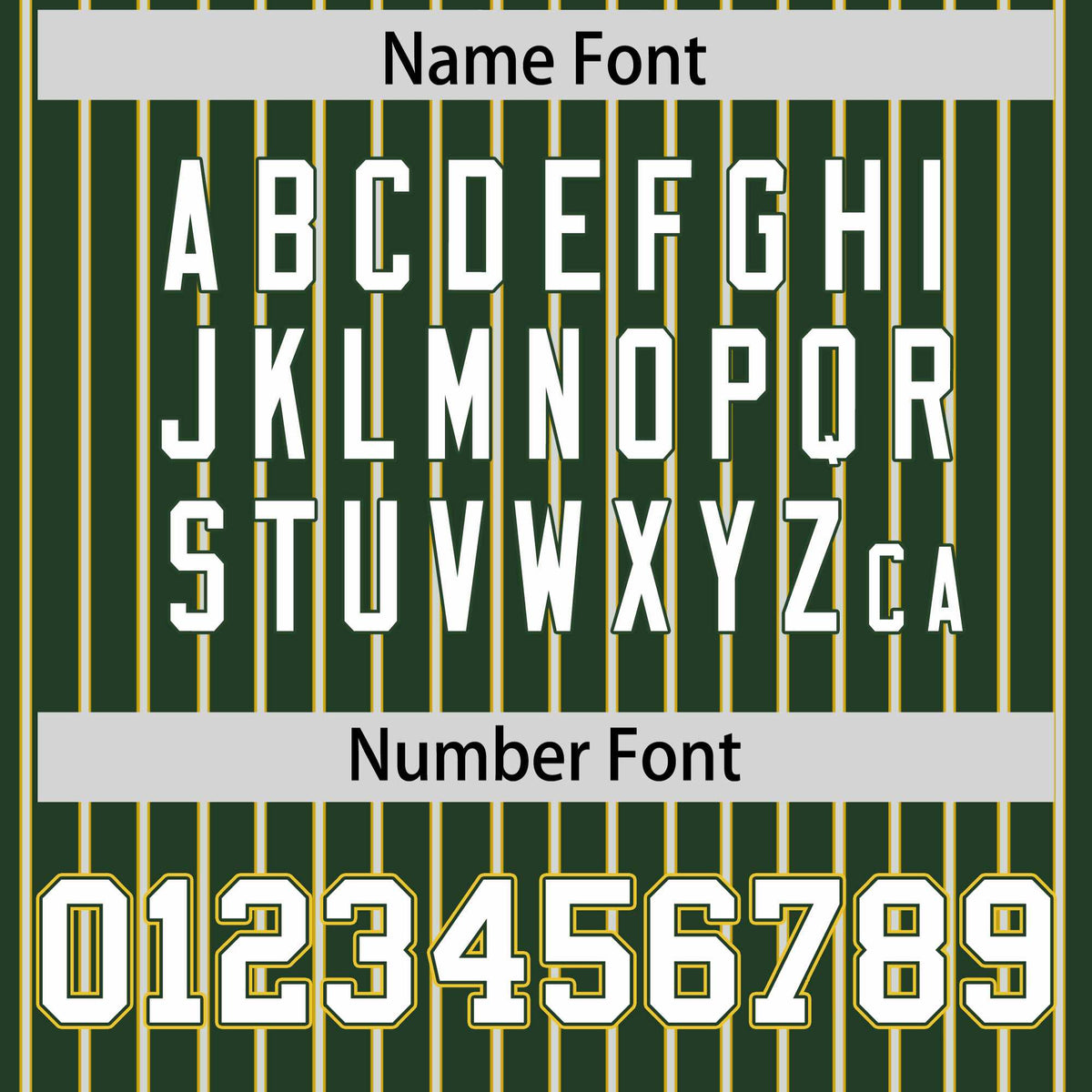 Custom Green Gold Tricolor Stripe Fashion Authentic Baseball Jersey