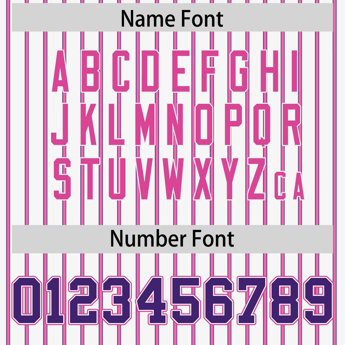 Custom White Purple Tricolor Stripe Fashion Authentic Baseball Jersey