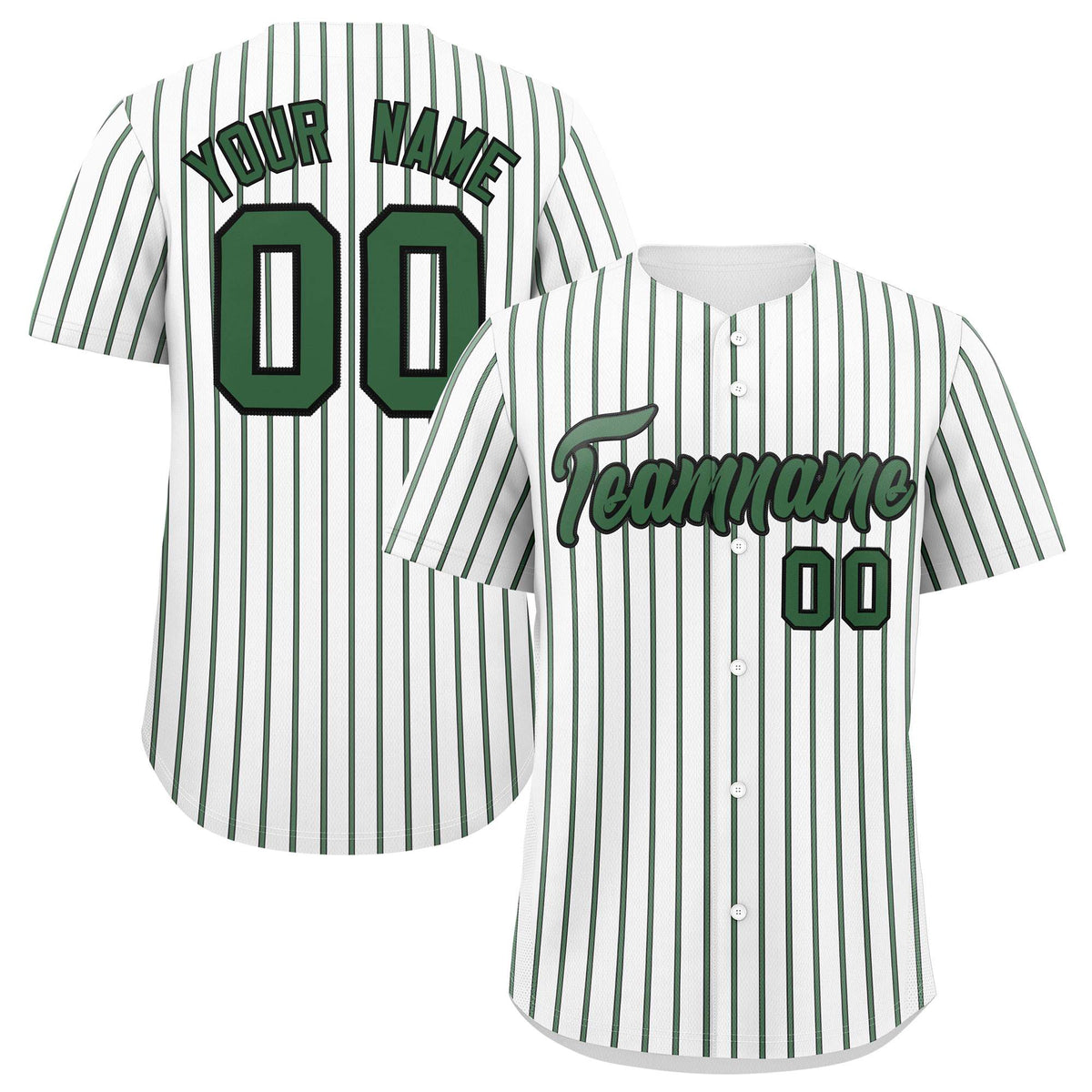 Custom White Black Tricolor Stripe Fashion Authentic Baseball Jersey