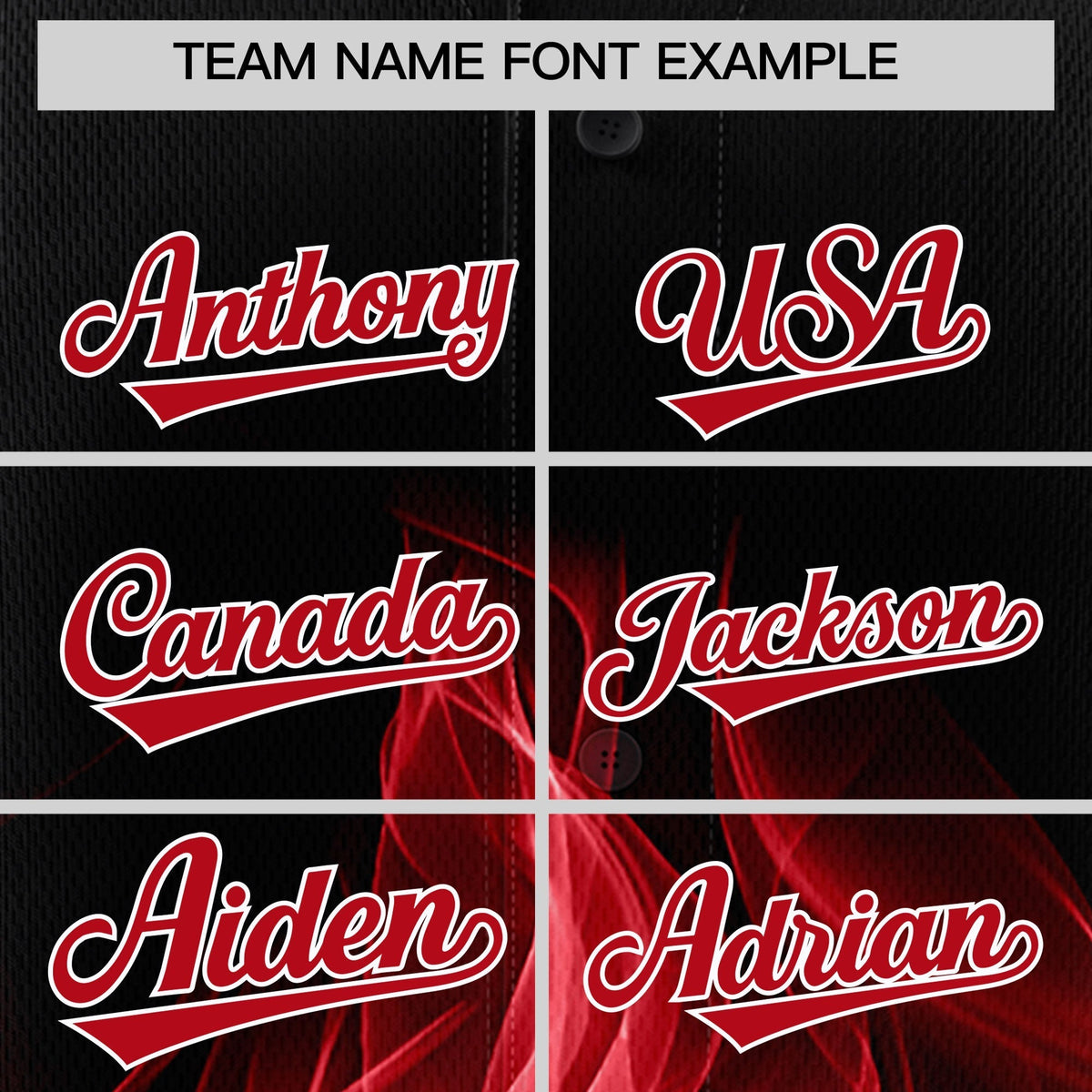 Custom Black Red White Flame Graffiti Pattern Personalization Baseball Jersey| KXKSHOP