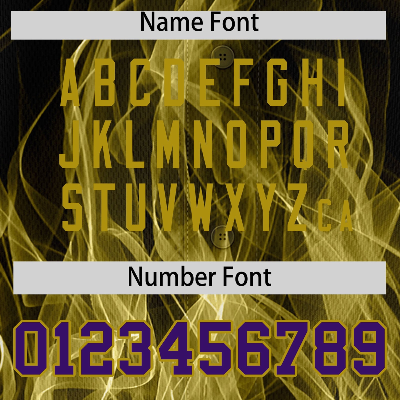 Custom Black Purple Old Gold Flame Graffiti Pattern Personalization Baseball Jersey| KXKSHOP