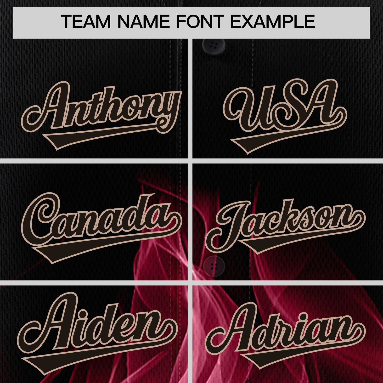 Custom Black Crimson White Flame Graffiti Pattern Personalization Baseball Jersey| KXKSHOP