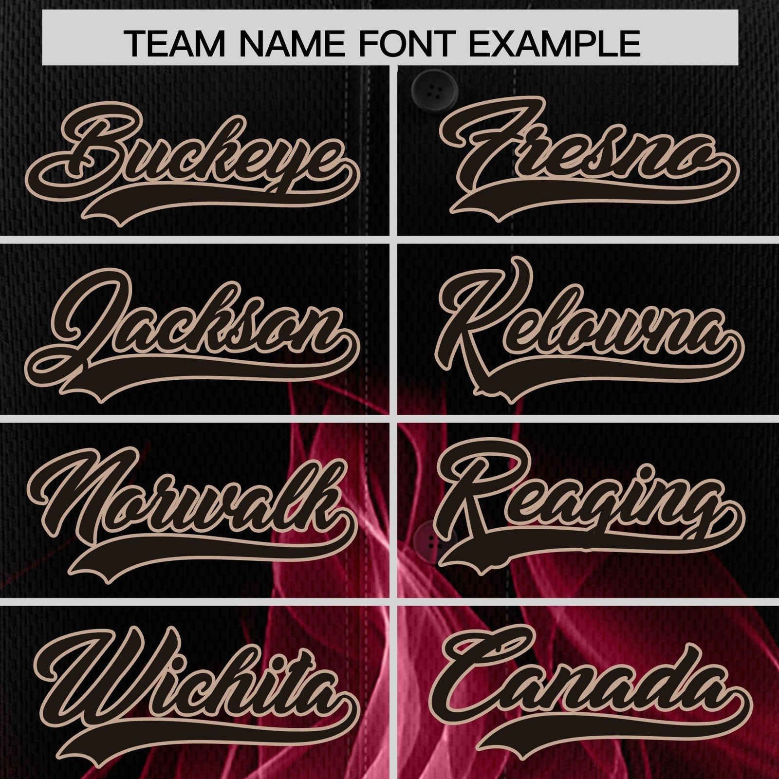 Custom Black Crimson White Flame Graffiti Pattern Personalization Baseball Jersey| KXKSHOP