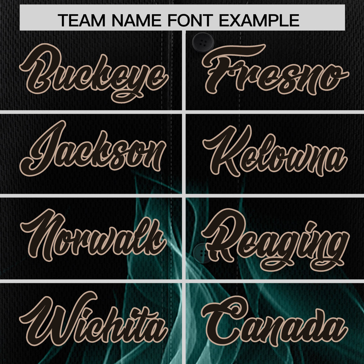 Custom Black Midnight Green White Flame Graffiti Pattern Personalization Baseball Jersey| KXKSHOP