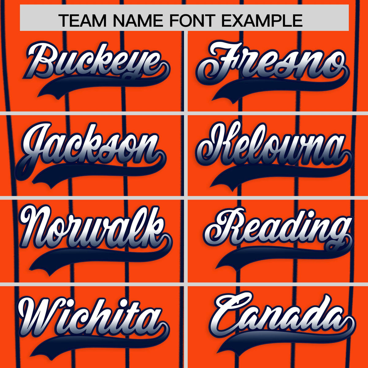 Custom Orange Detroit City Silhouette Authentic Baseball Jersey