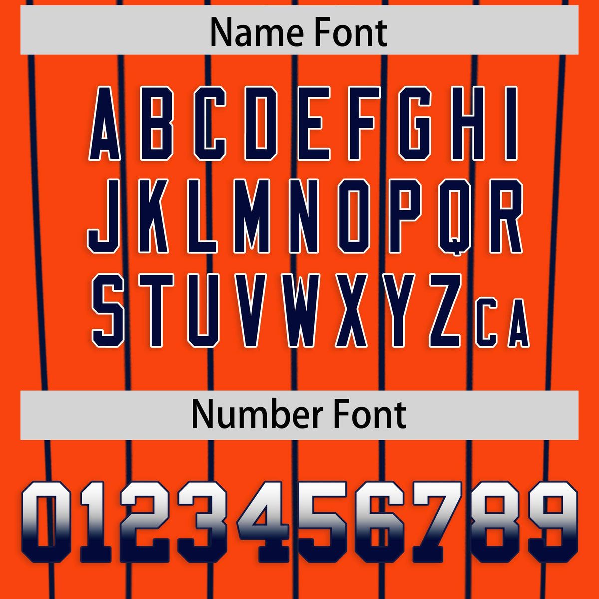 Custom Orange Detroit City Silhouette Authentic Baseball Jersey