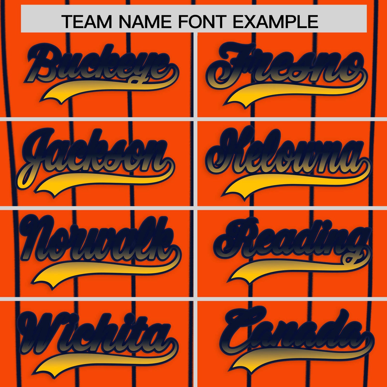 Custom Orange Houston City Silhouette Authentic Baseball Jersey