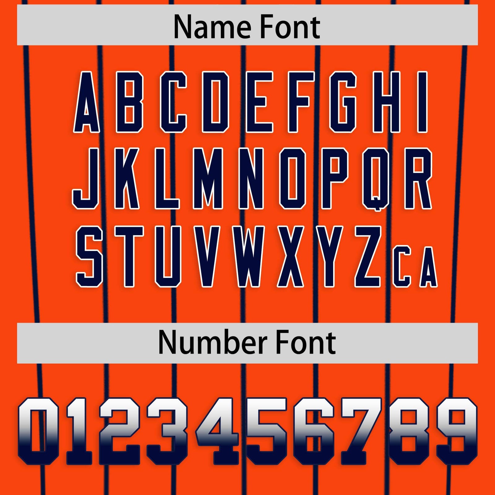 Custom Orange Detroit City Silhouette Authentic Baseball Jersey