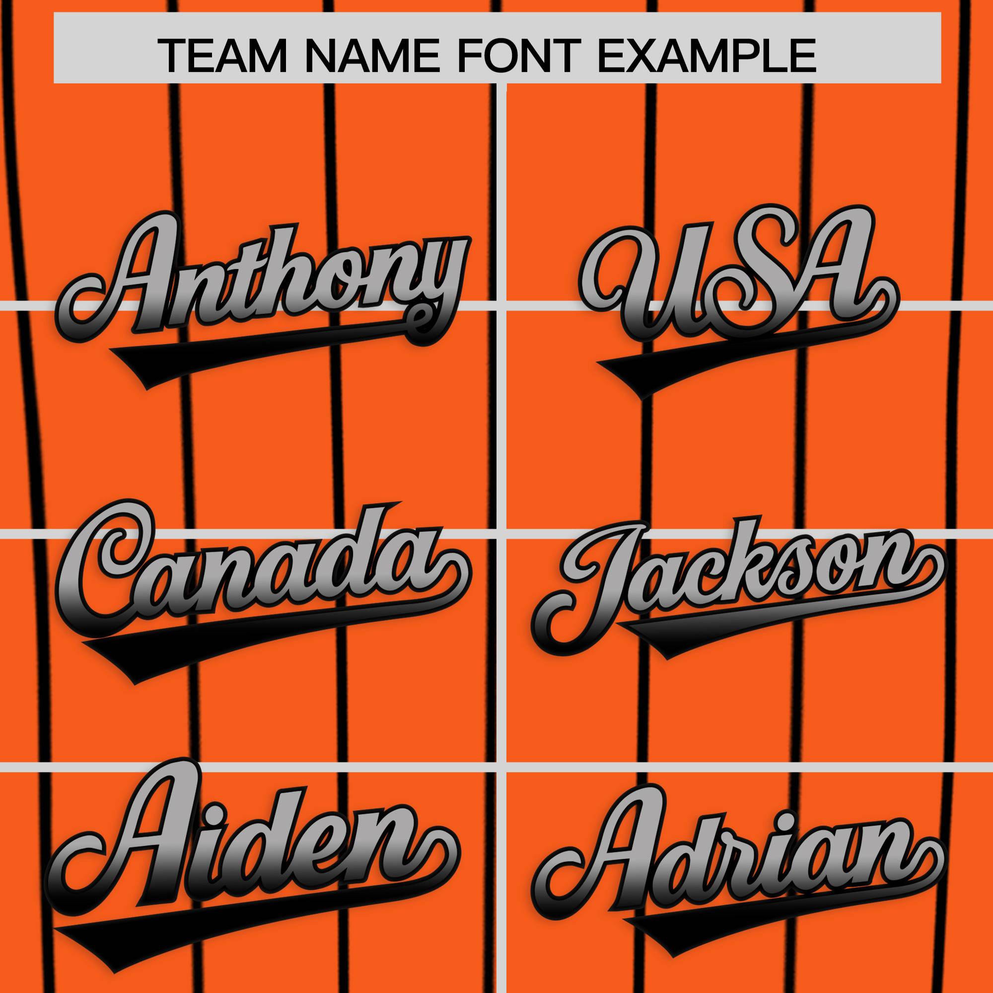 Custom Orange Baltimore City Silhouette Authentic Baseball Jersey