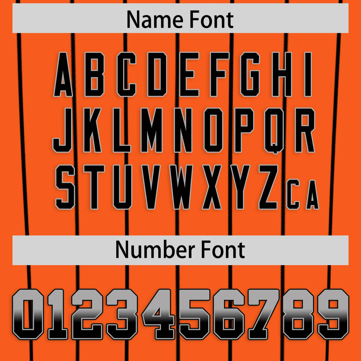 Custom Orange Baltimore City Silhouette Authentic Baseball Jersey