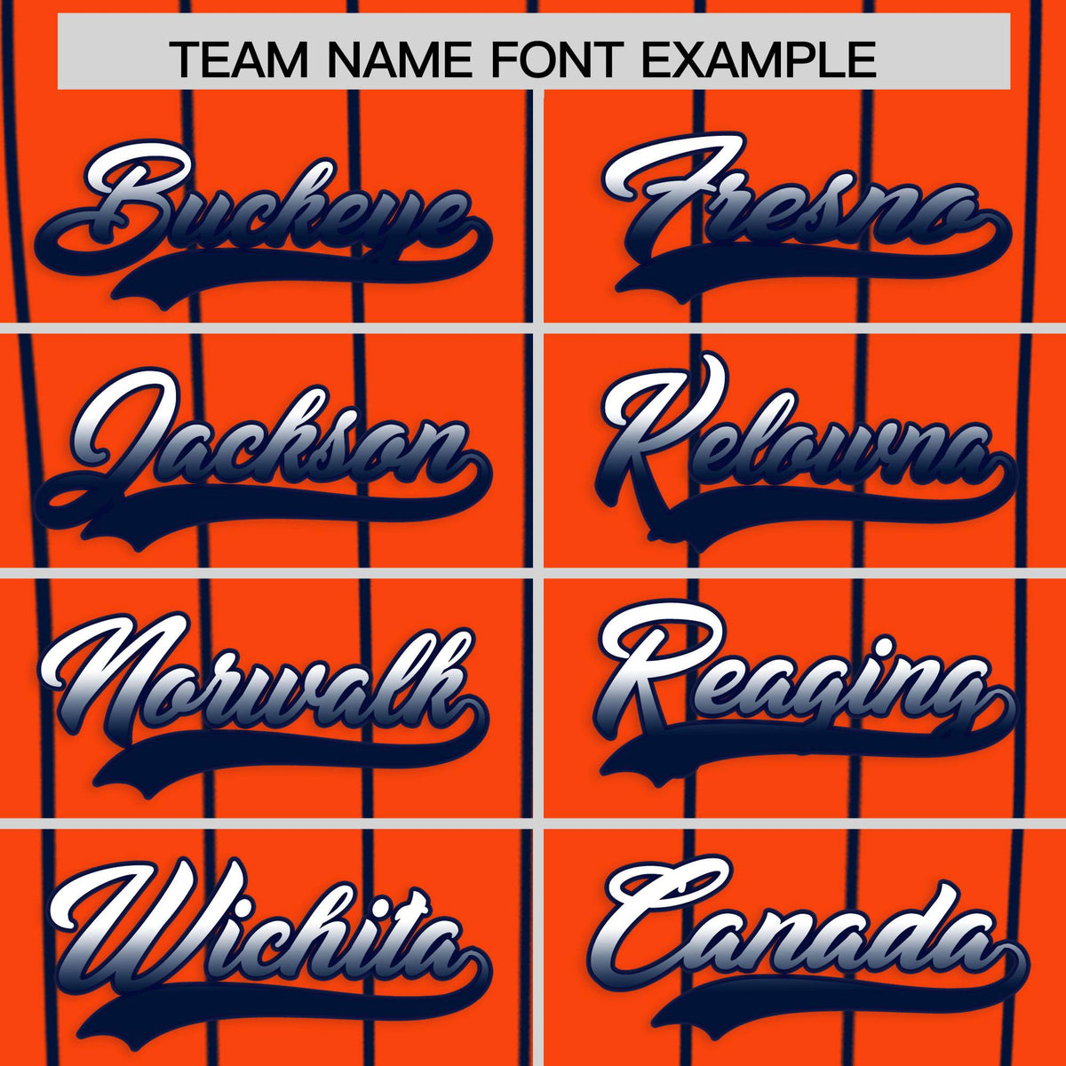 Custom Orange Detroit City Silhouette Authentic Baseball Jersey