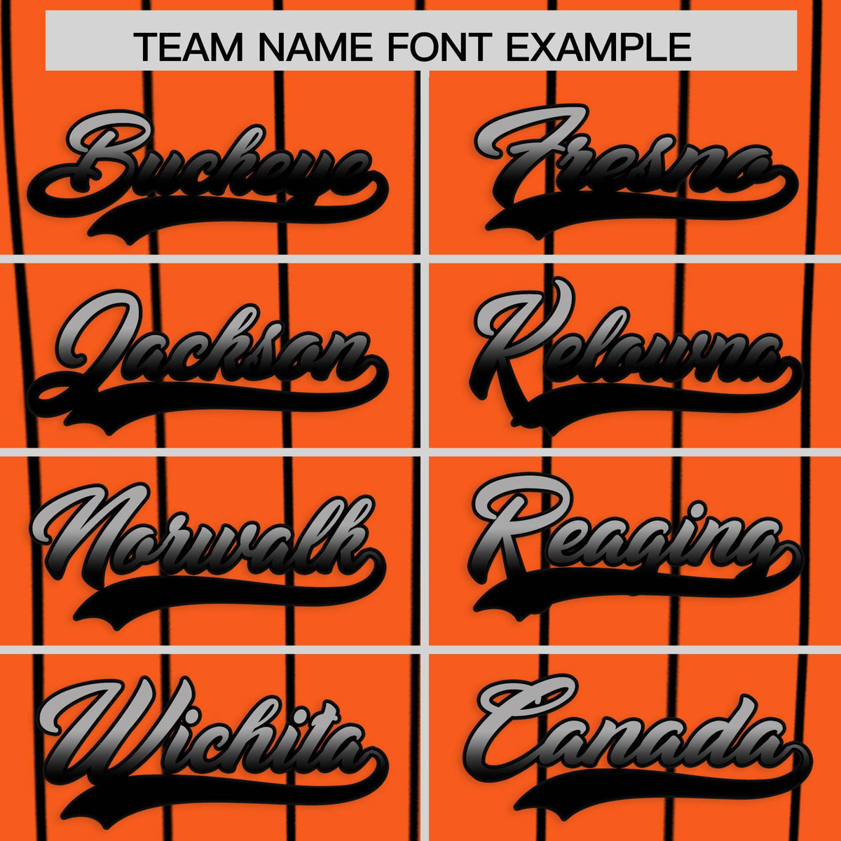 Custom Orange Baltimore City Silhouette Authentic Baseball Jersey