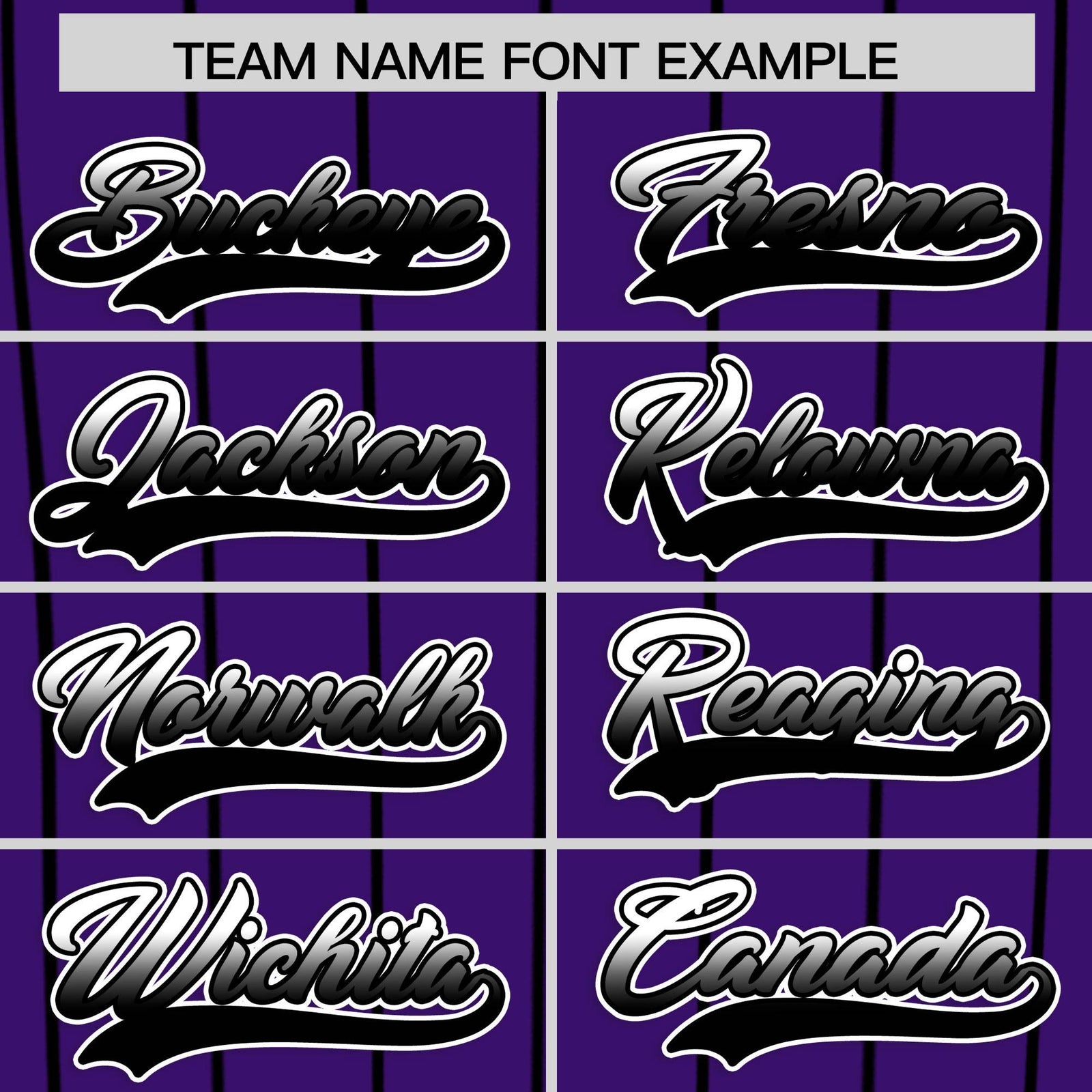 Custom Purple Denver City Silhouette Authentic Baseball Jersey