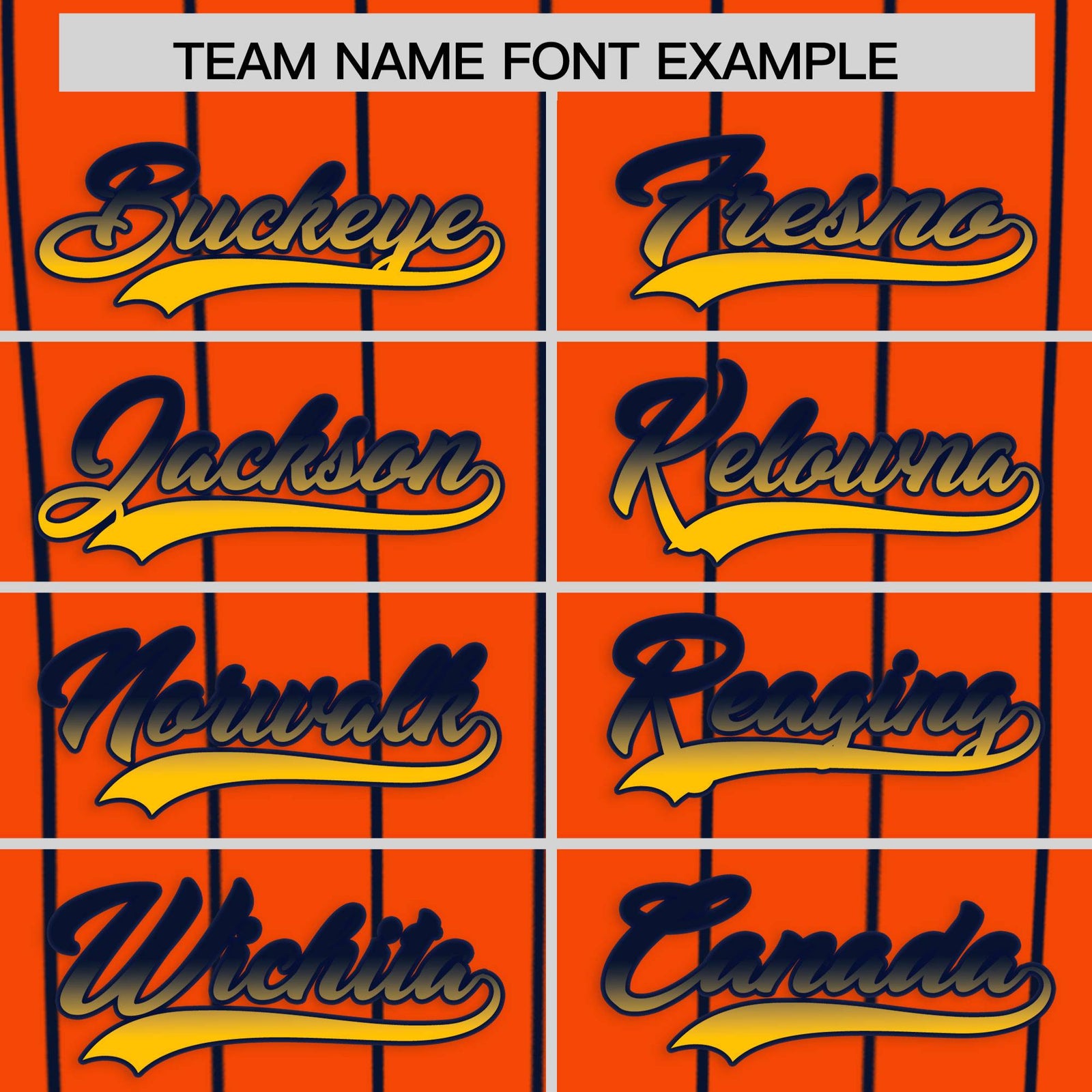 Custom Orange Houston City Silhouette Authentic Baseball Jersey