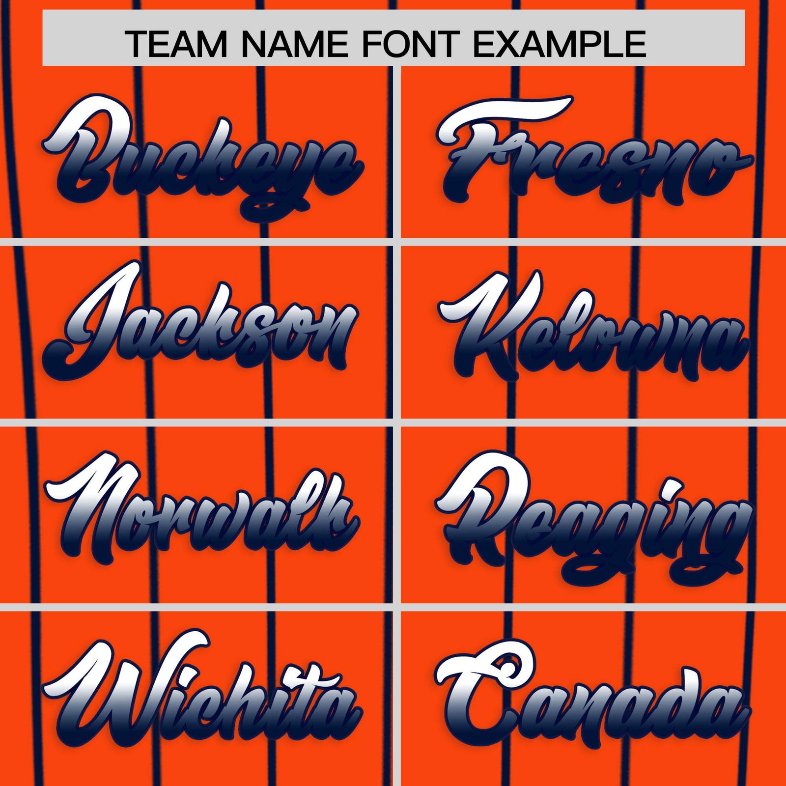 Custom Orange Detroit City Silhouette Authentic Baseball Jersey