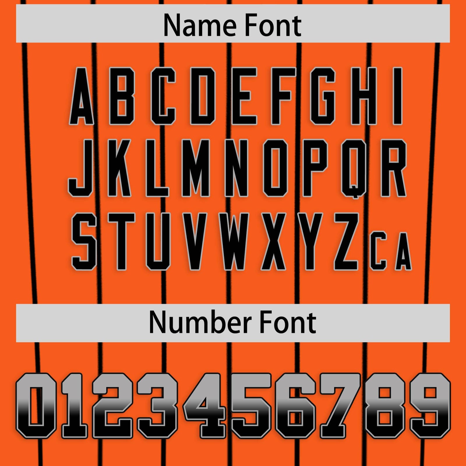 Custom Orange Baltimore City Silhouette Authentic Baseball Jersey