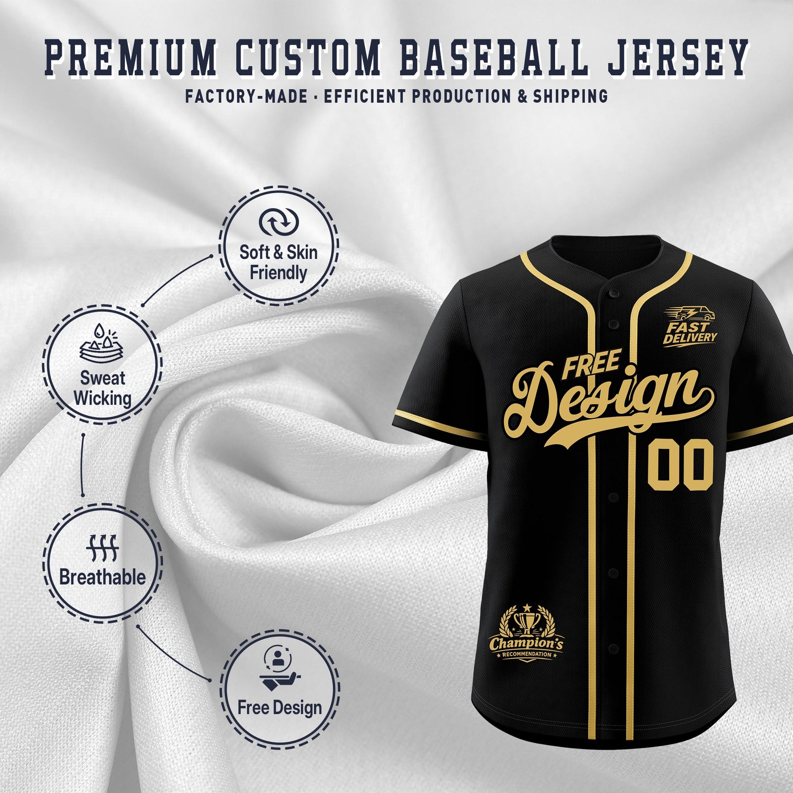 Custom Black Khaki Classic Style Stitched Sports Uniform Personalized For Teams Baseball Jersey| KXKSHOP