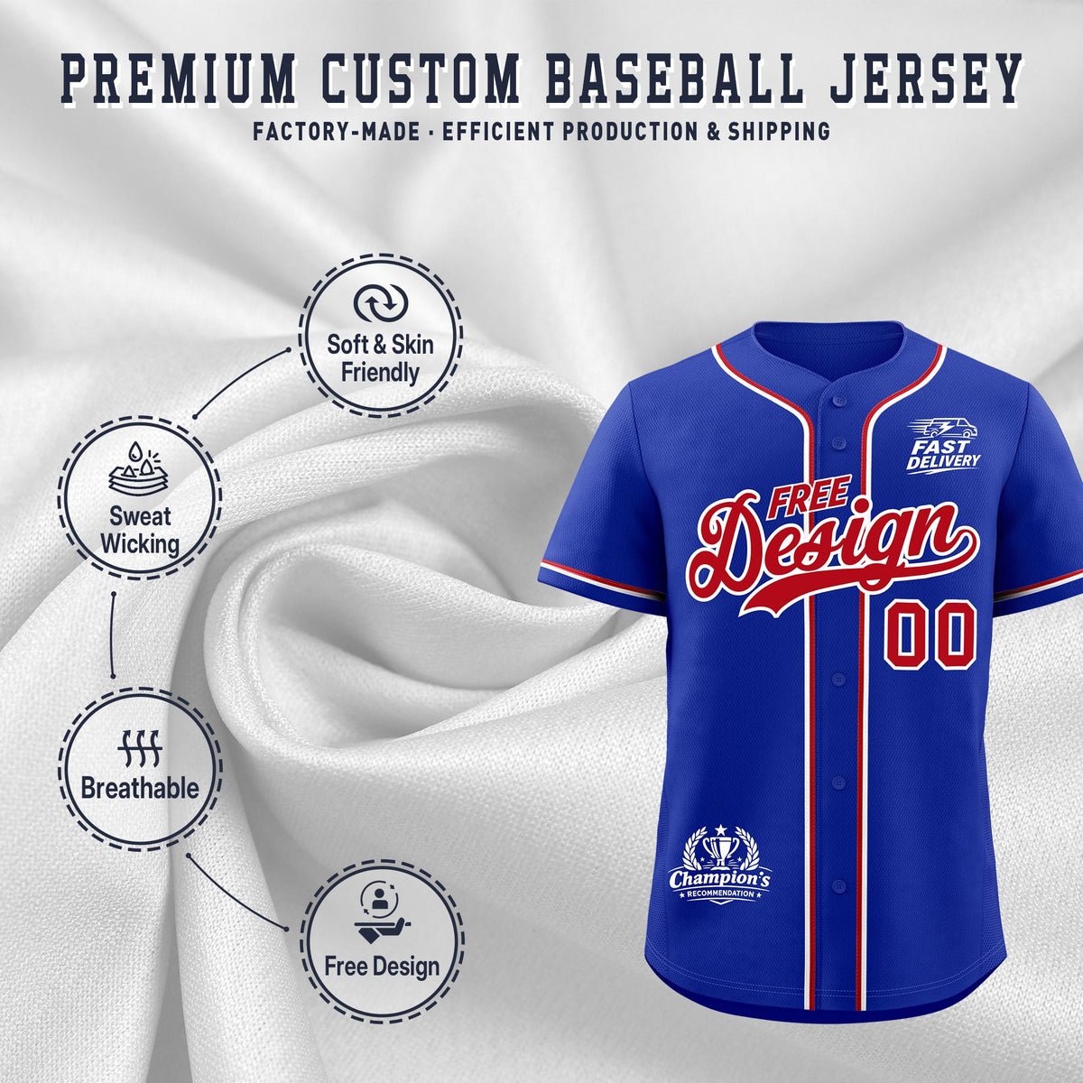 Custom Royal Red Classic Style Stitched Sports Uniform Personalized For Teams Baseball Jersey| KXKSHOP
