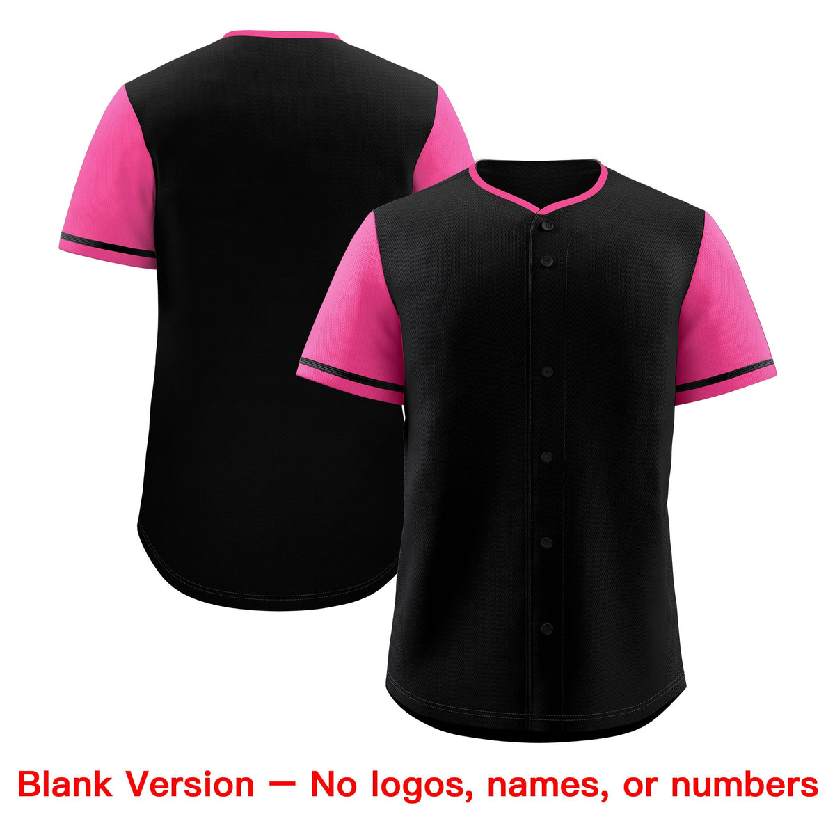 Custom Black Pink Classic Style Stitched Sports Uniform Personalized For Teams Baseball Jersey| KXKSHOP