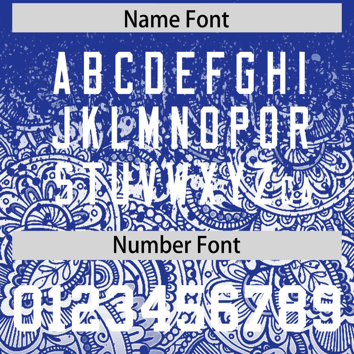 Custom Royal White Floral Print Pattern Full Button Gradient Fashion Baseball Jersey