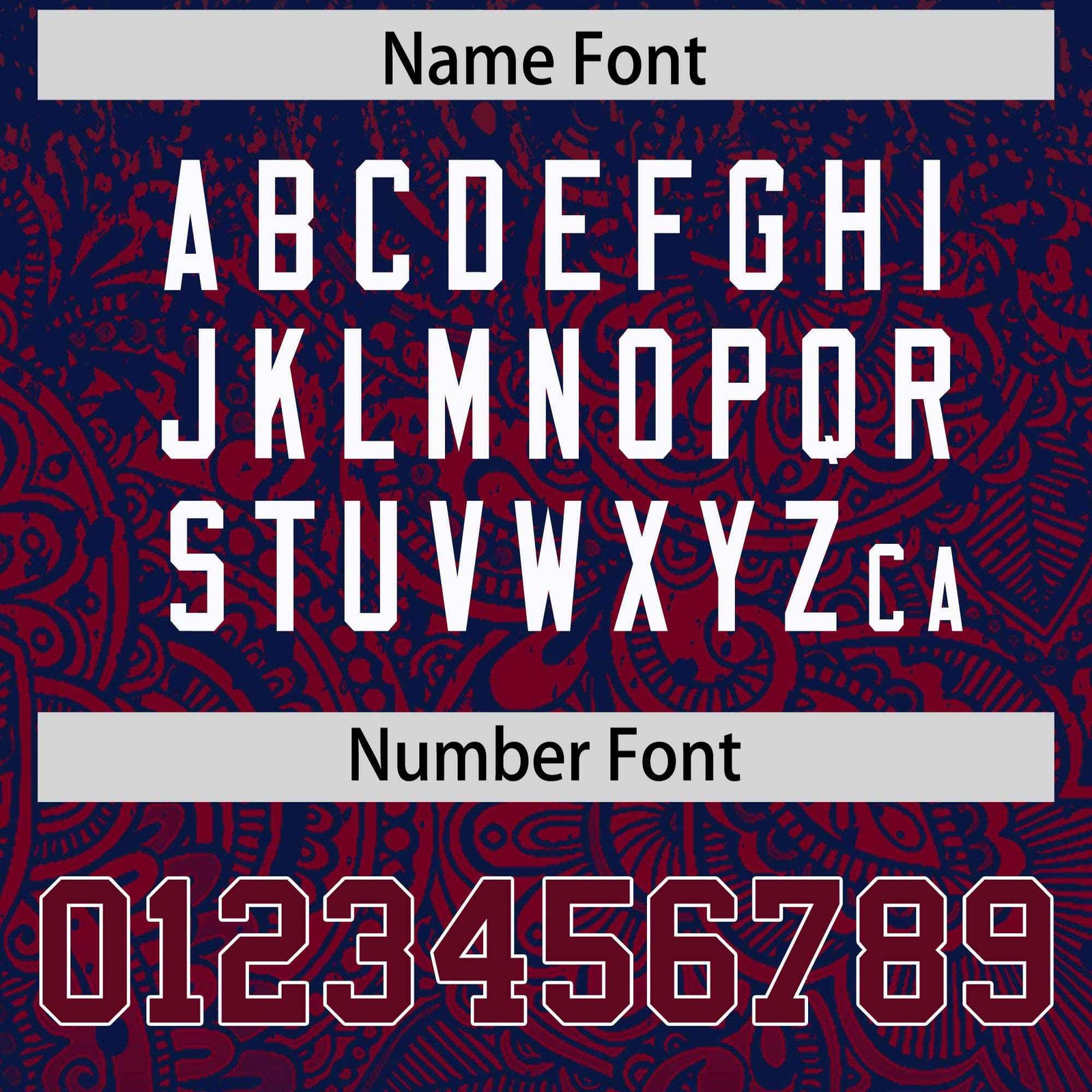 Custom Navy Crimson Floral Print Pattern Full Button Gradient Fashion Baseball Jersey