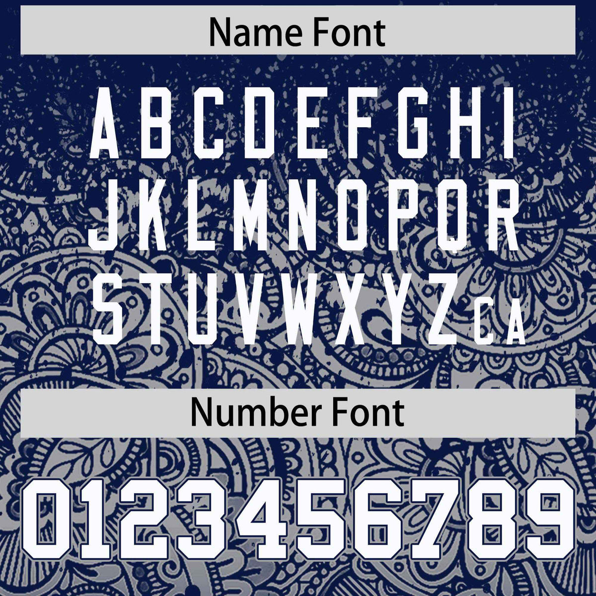 Custom Navy Gray Floral Print Pattern Full Button Gradient Fashion Baseball Jersey