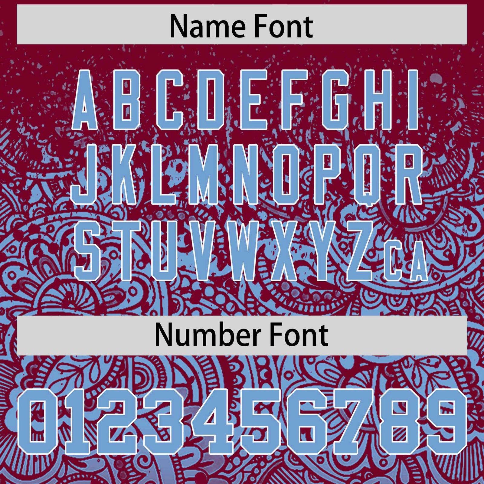 Custom Crimson Powder Blue Floral Print Pattern Full Button Gradient Fashion Baseball Jersey