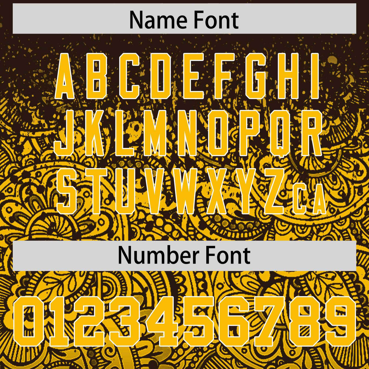 Custom Brown Yellow Floral Print Pattern Full Button Gradient Fashion Baseball Jersey