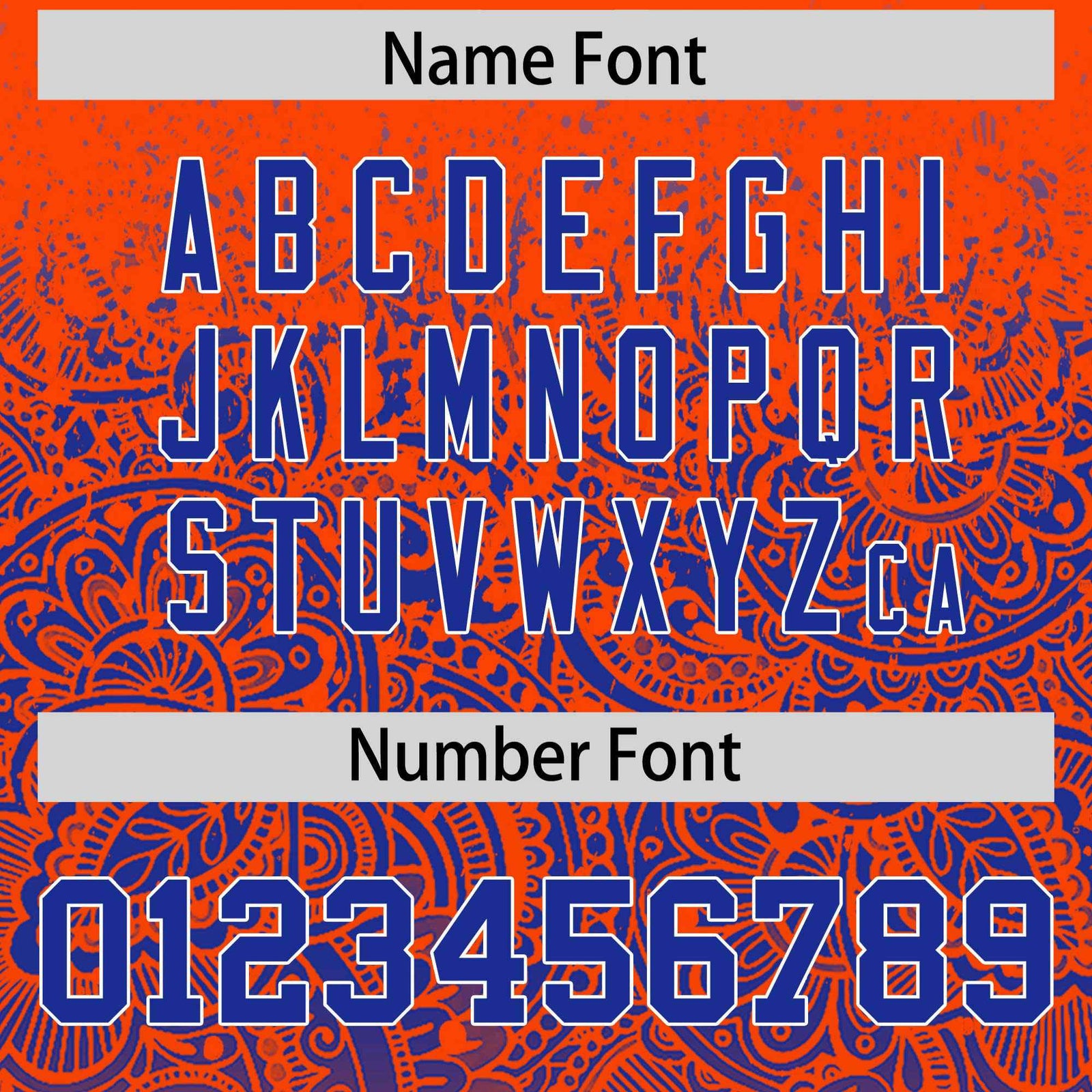 Custom Orange Royal Floral Print Pattern Full Button Gradient Fashion Baseball Jersey