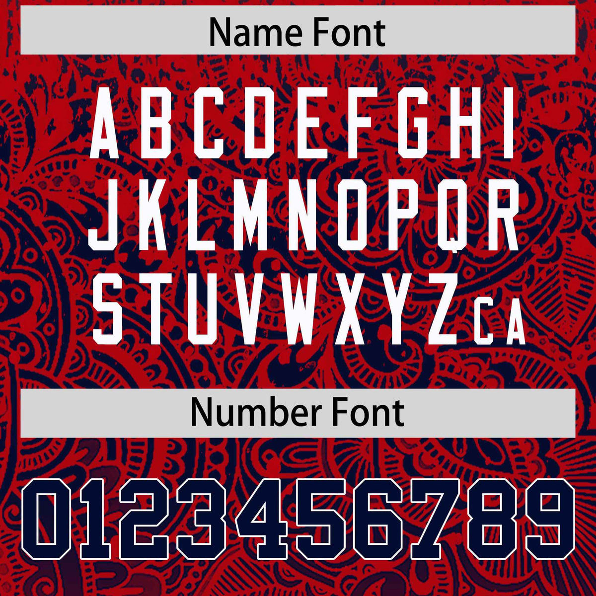 Custom Red Navy Floral Print Pattern Full Button Gradient Fashion Baseball Jersey