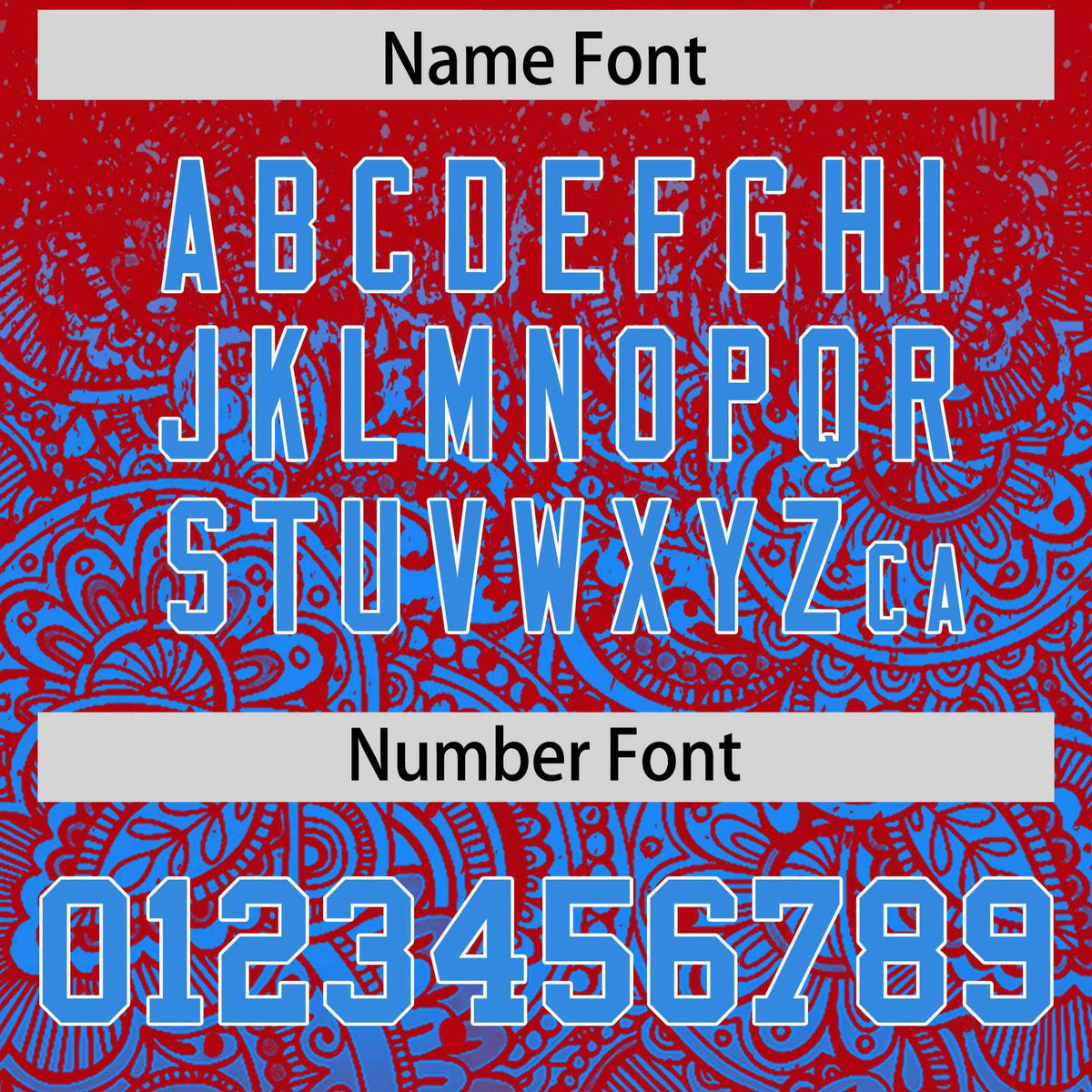 Custom Red Light Blue Floral Print Pattern Full Button Gradient Fashion Baseball Jersey