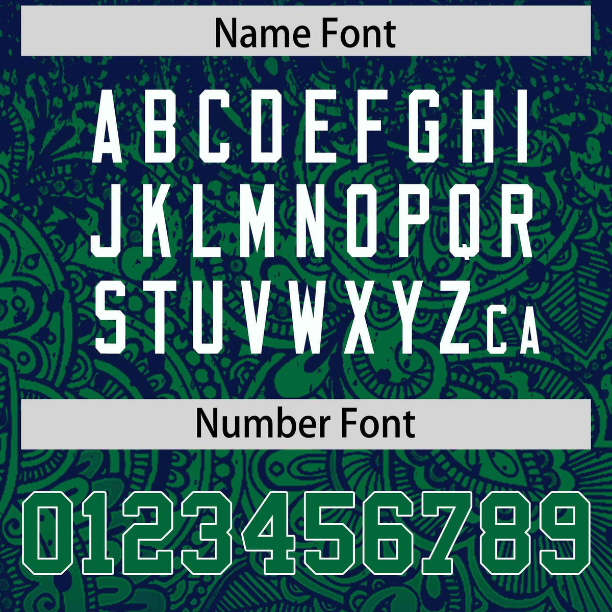 Custom Navy Kelly Green Floral Print Pattern Full Button Gradient Fashion Baseball Jersey