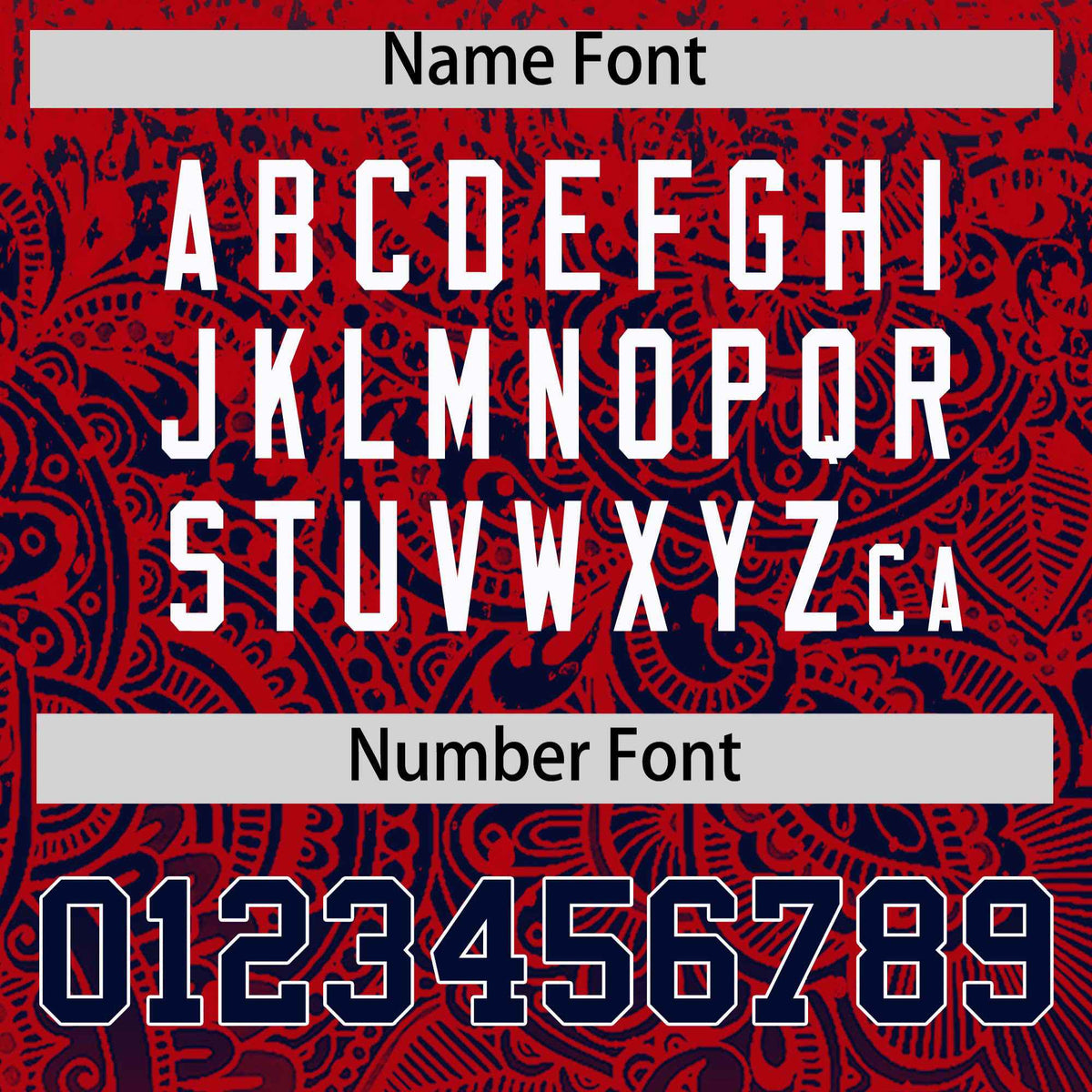 Custom Red Navy Floral Print Pattern Full Button Gradient Fashion Baseball Jersey