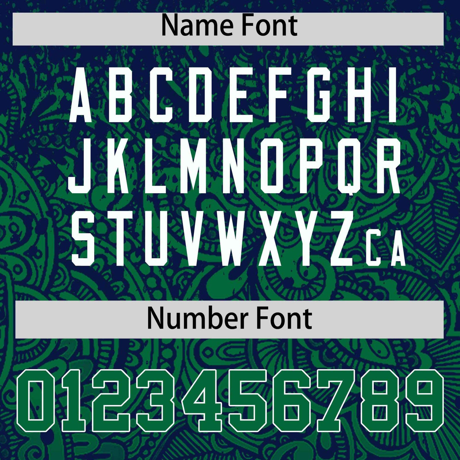 Custom Navy Kelly Green Floral Print Pattern Full Button Gradient Fashion Baseball Jersey