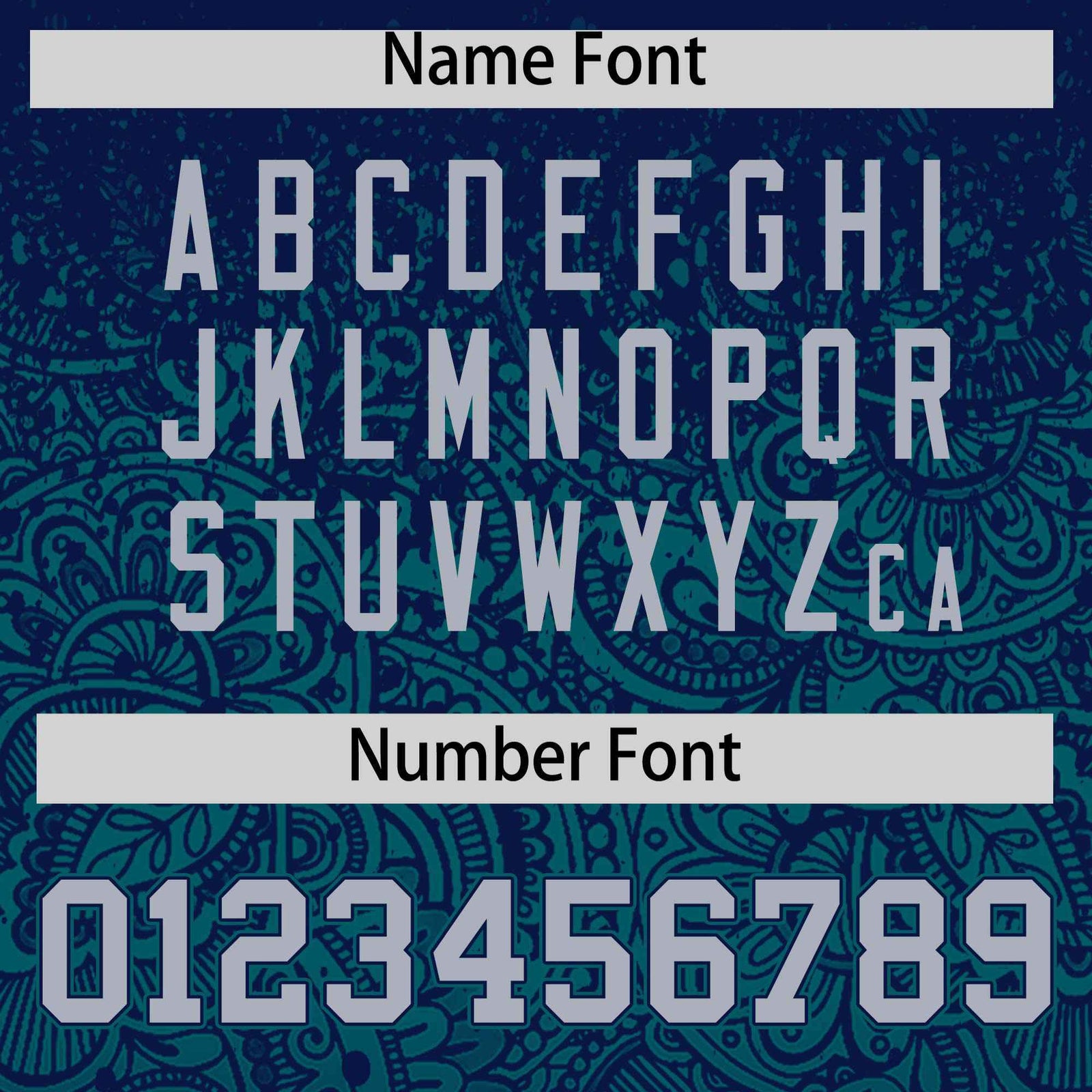 Custom Navy Teal Floral Print Pattern Full Button Gradient Fashion Baseball Jersey