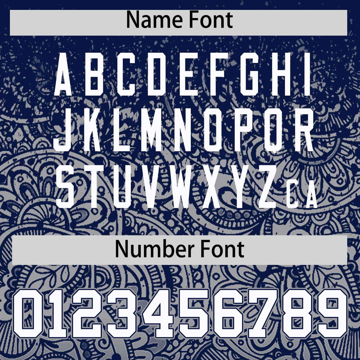 Custom Navy Gray Floral Print Pattern Full Button Gradient Fashion Baseball Jersey