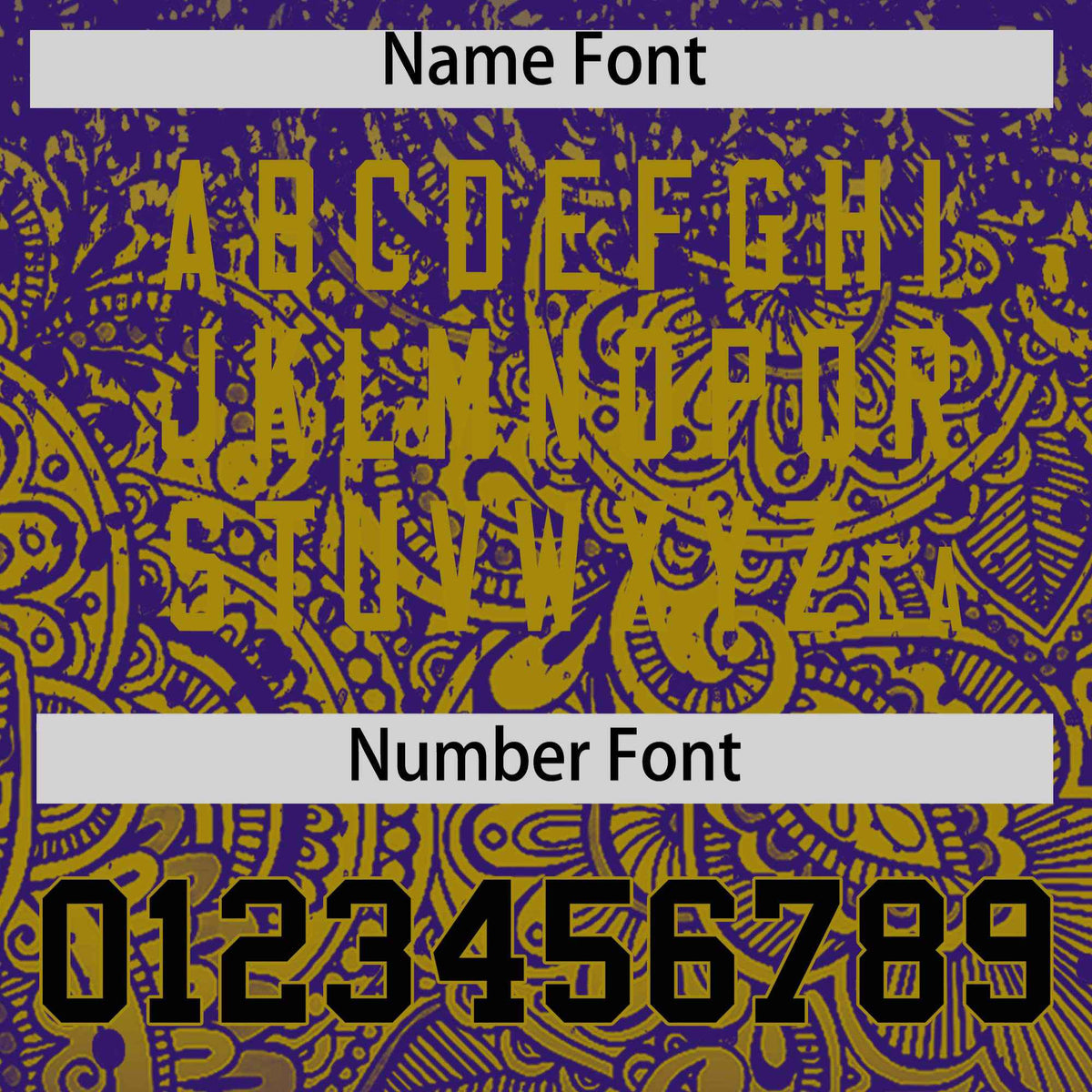 Custom Purple Old Gold Floral Print Pattern Full Button Gradient Fashion Baseball Jersey