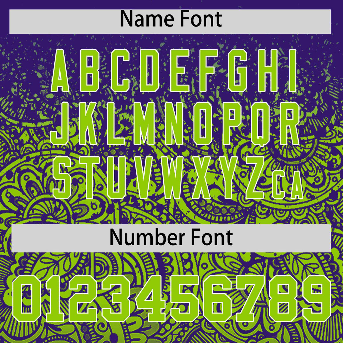 Custom Purple Neon Green Floral Print Pattern Full Button Gradient Fashion Baseball Jersey