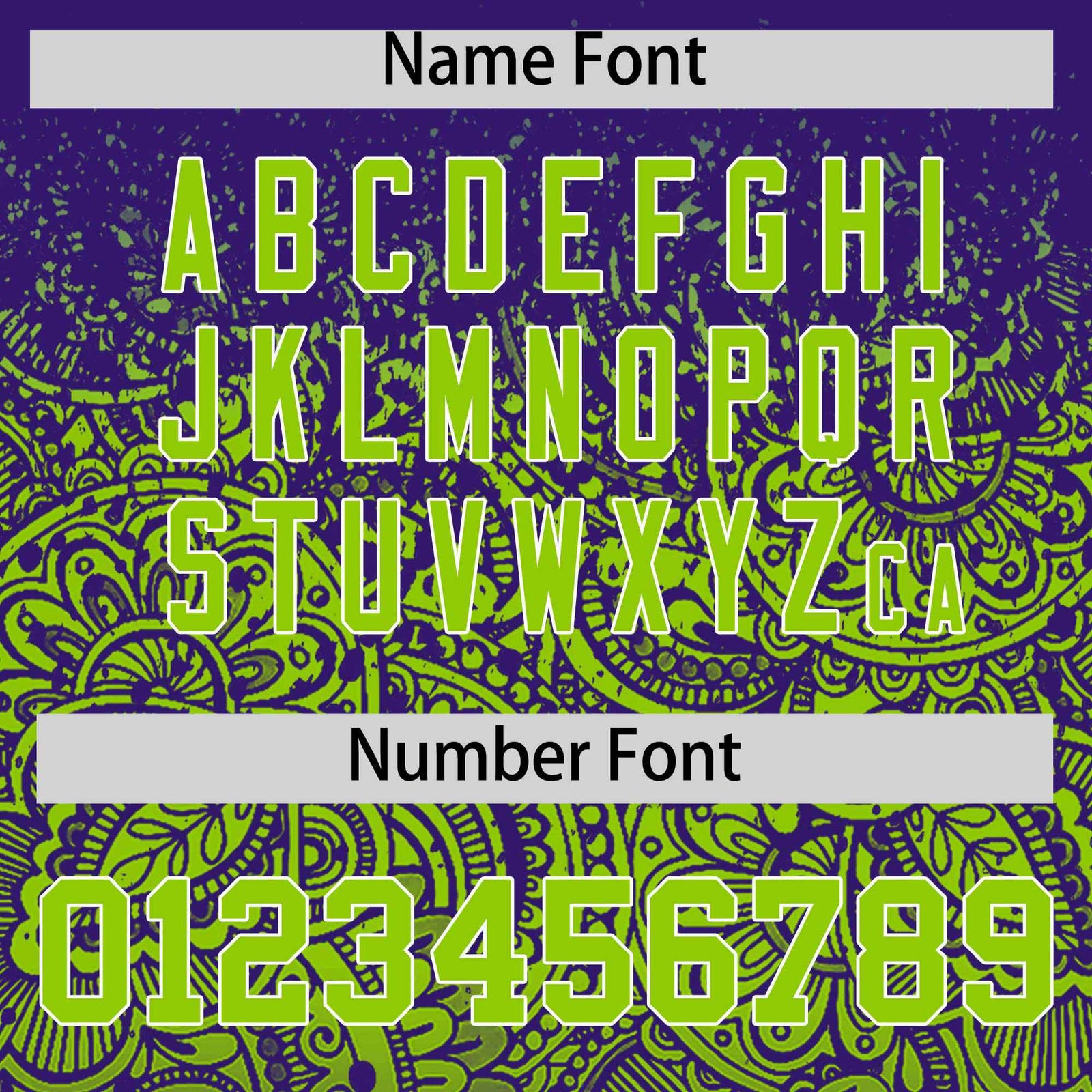 Custom Purple Neon Green Floral Print Pattern Full Button Gradient Fashion Baseball Jersey