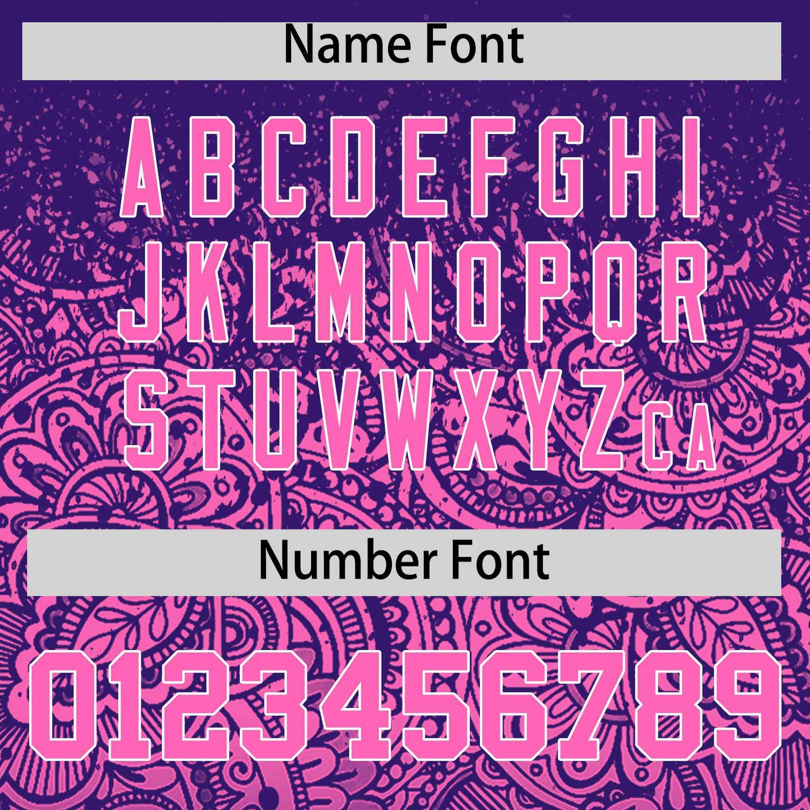 Custom Purple Pink Floral Print Pattern Full Button Gradient Fashion Baseball Jersey