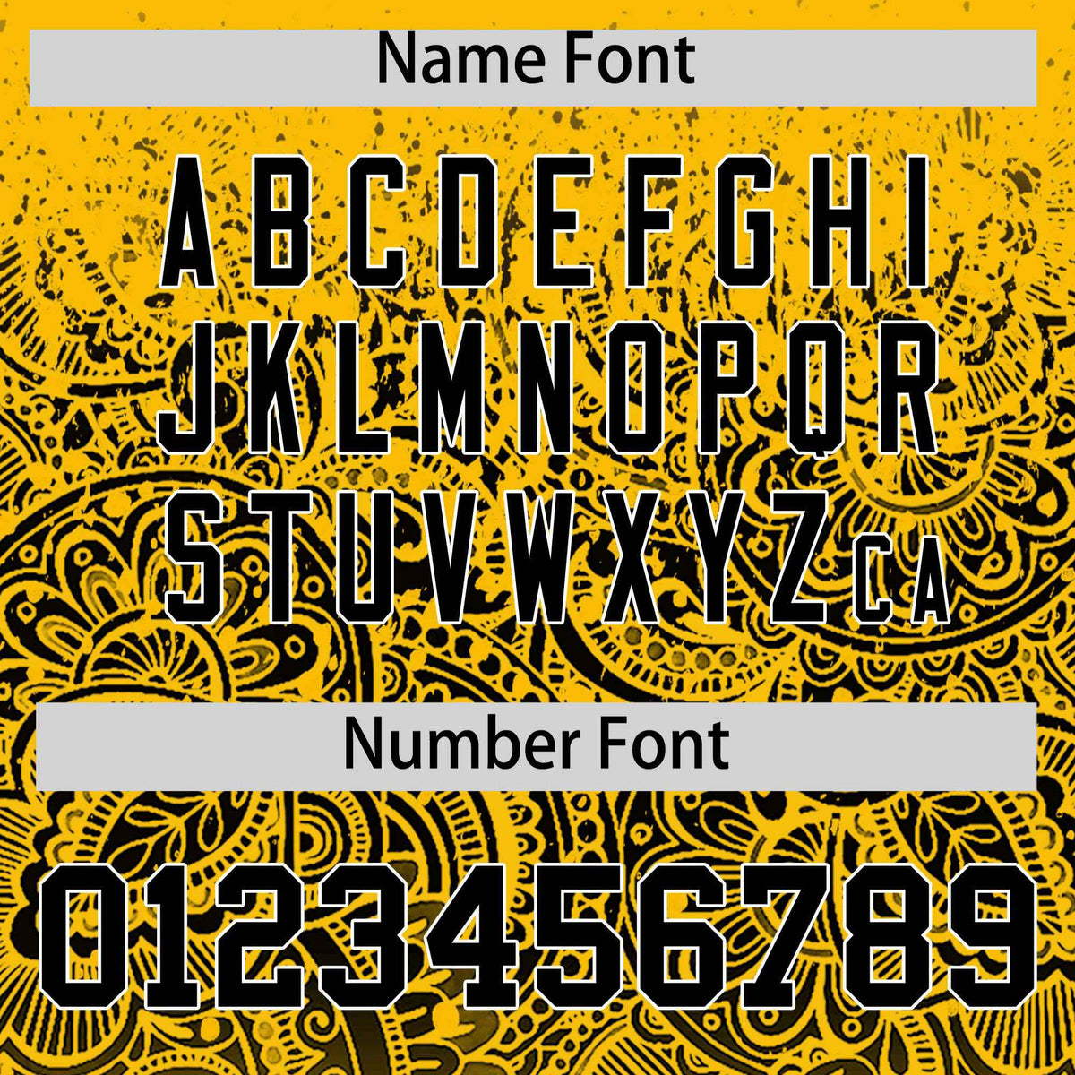 Custom Yellow Black Floral Print Pattern Full Button Gradient Fashion Baseball Jersey