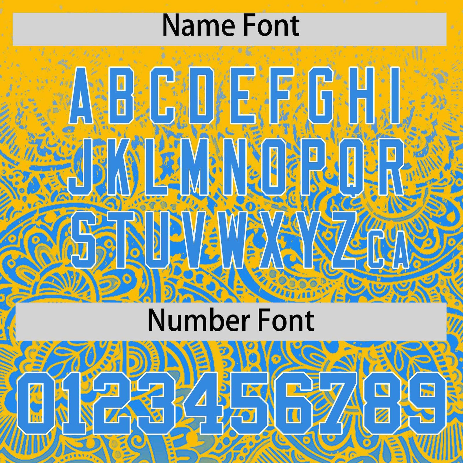 Custom Yellow Light Blue Floral Print Pattern Full Button Gradient Fashion Baseball Jersey