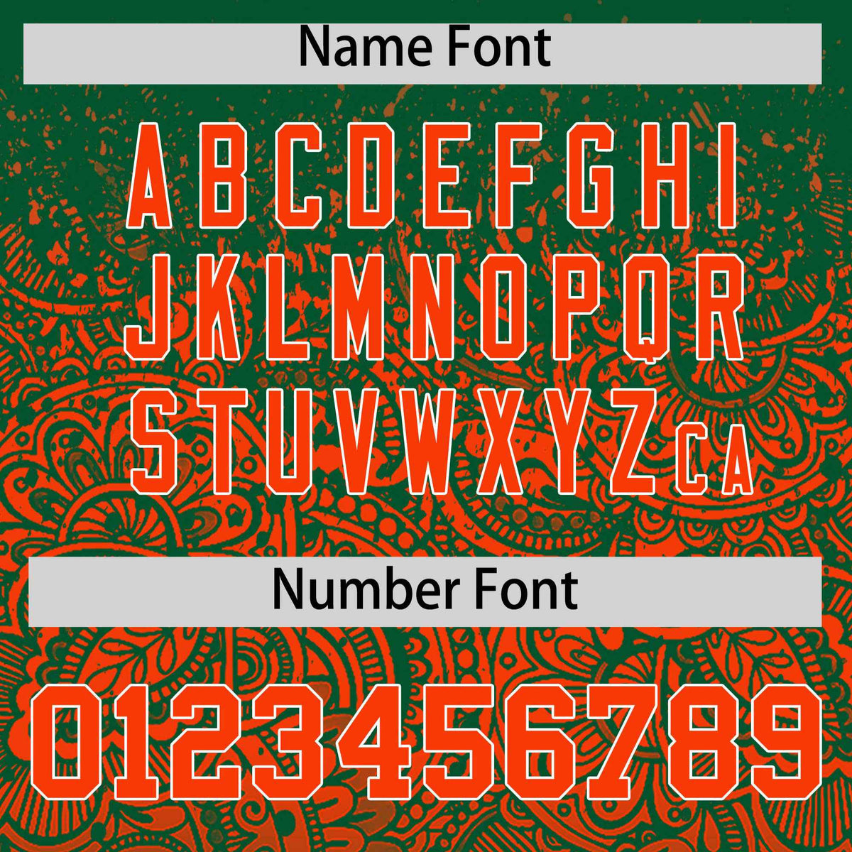 Custom Kelly Green Orange Floral Print Pattern Full Button Gradient Fashion Baseball Jersey