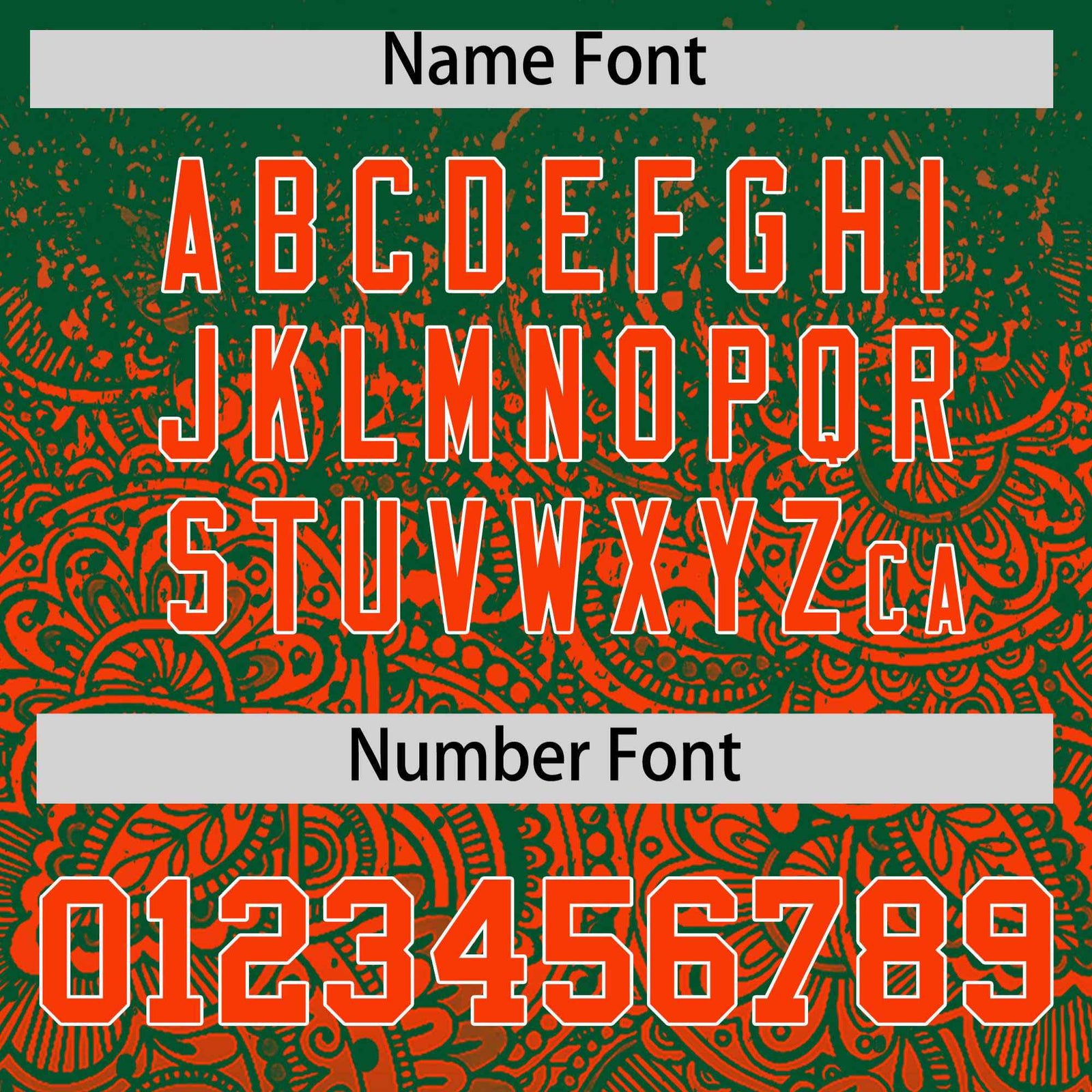 Custom Kelly Green Orange Floral Print Pattern Full Button Gradient Fashion Baseball Jersey