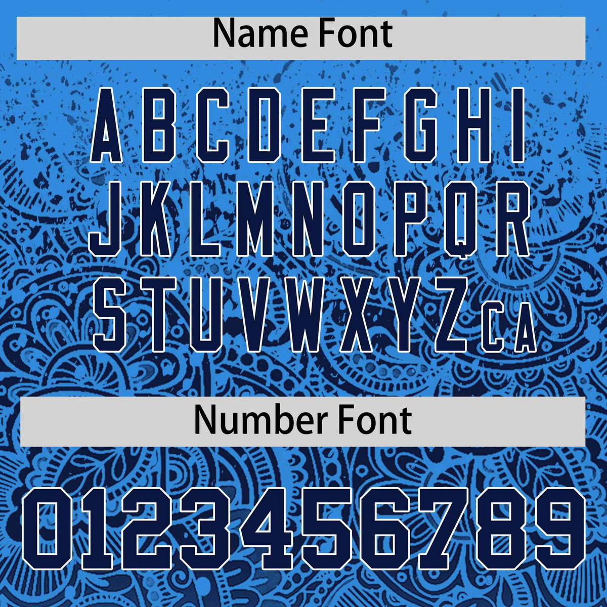 Custom Light Blue Navy Floral Print Pattern Full Button Gradient Fashion Baseball Jersey