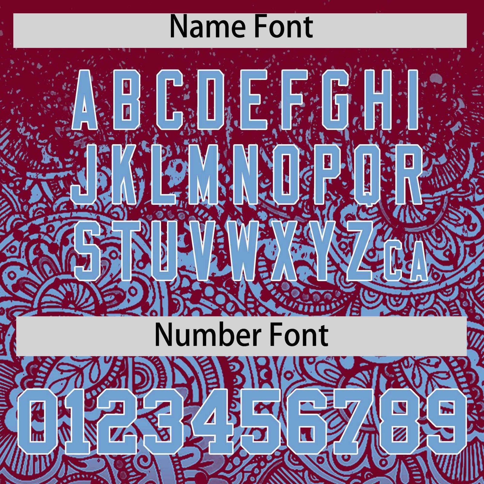 Custom Crimson Powder Blue Floral Print Pattern Full Button Gradient Fashion Baseball Jersey