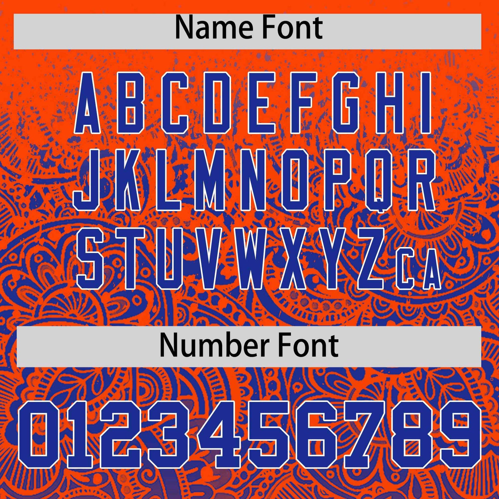 Custom Orange Royal Floral Print Pattern Full Button Gradient Fashion Baseball Jersey