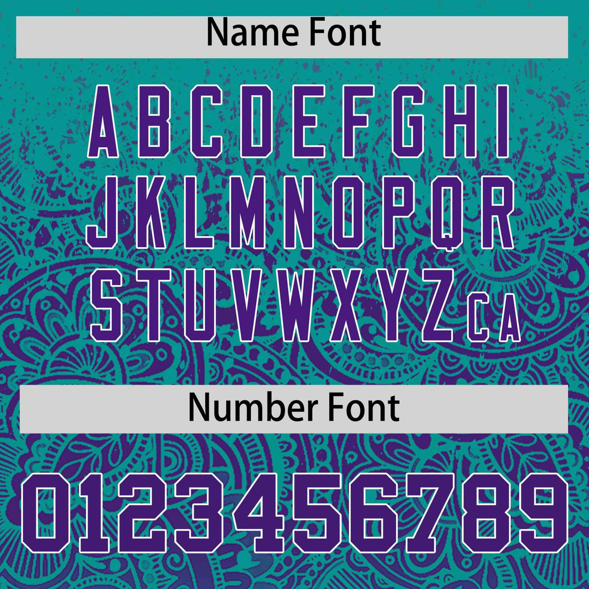 Custom Aqua Purple Floral Print Pattern Full Button Gradient Fashion Baseball Jersey