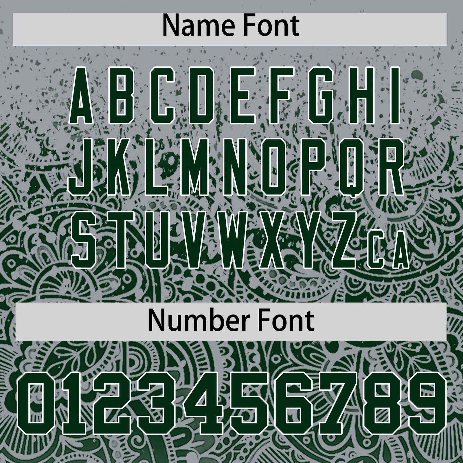 Custom Gray Green Floral Print Pattern Full Button Gradient Fashion Baseball Jersey