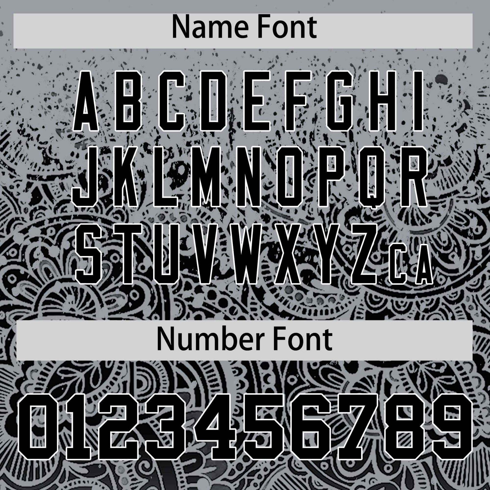 Custom Gray Black Floral Print Pattern Full Button Gradient Fashion Baseball Jersey